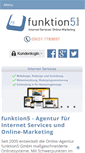 Mobile Screenshot of funktion5.de